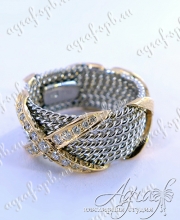 Обручальное кольцо "Tiffany" арт ow-062
