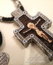 православный крест из серебра