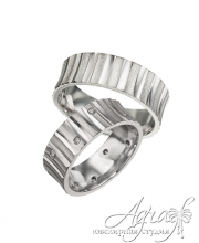 Обручальные кольца из платины арт wr-051